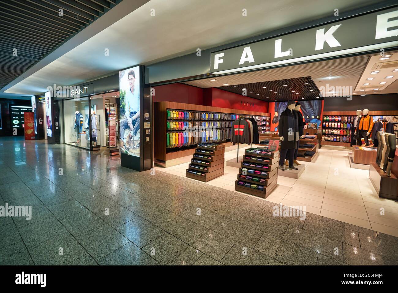 FRANKFURT AM MAIN, GERMANY - CIRCA JANUARY, 2020: Falke store as seen at  Frankfurt am Main Airport Stock Photo - Alamy