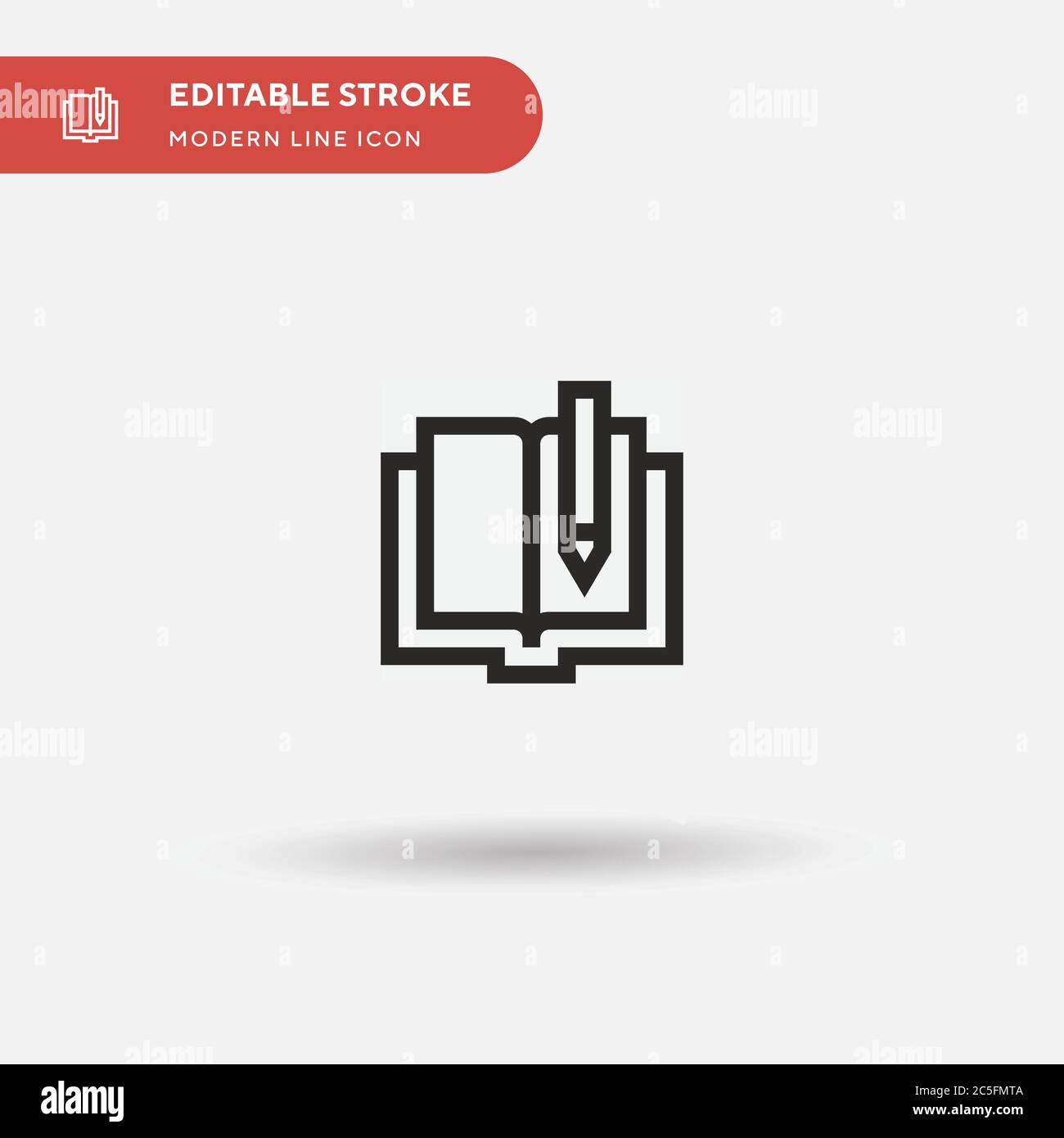 Homework Simple vector icon. Illustration symbol design template for ...