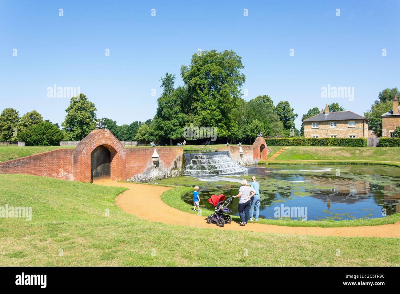 The Water Gardens, Bushy Park, Borough of Richmond upon Thames, Greater London, England, United Kingdom Stock Photo
