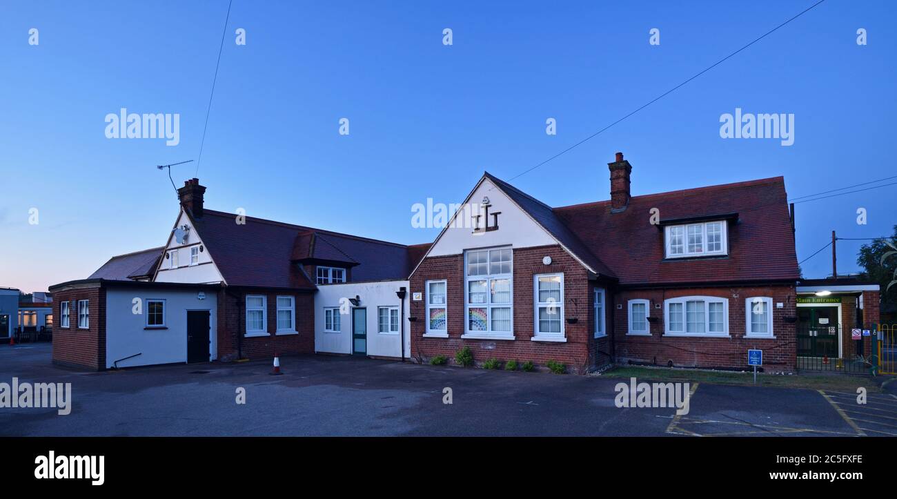 Wickford Primary School is a mixed sex state school at Market Road and Irvon Hill catering for 4-11 year old pupils. Stock Photo