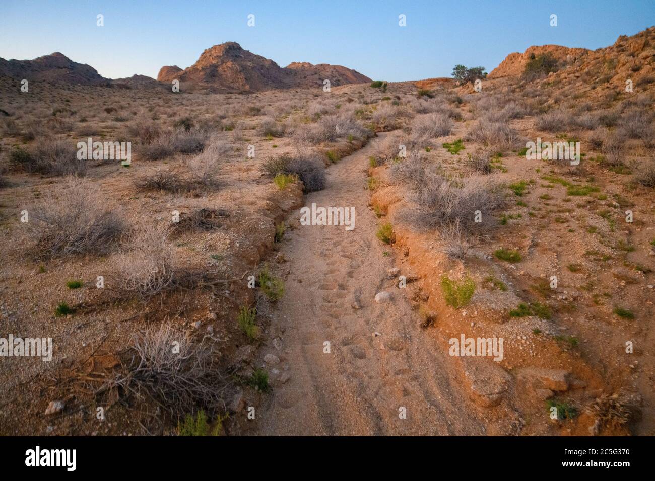 Trail in Aus, karas Region, Namibia Stock Photo