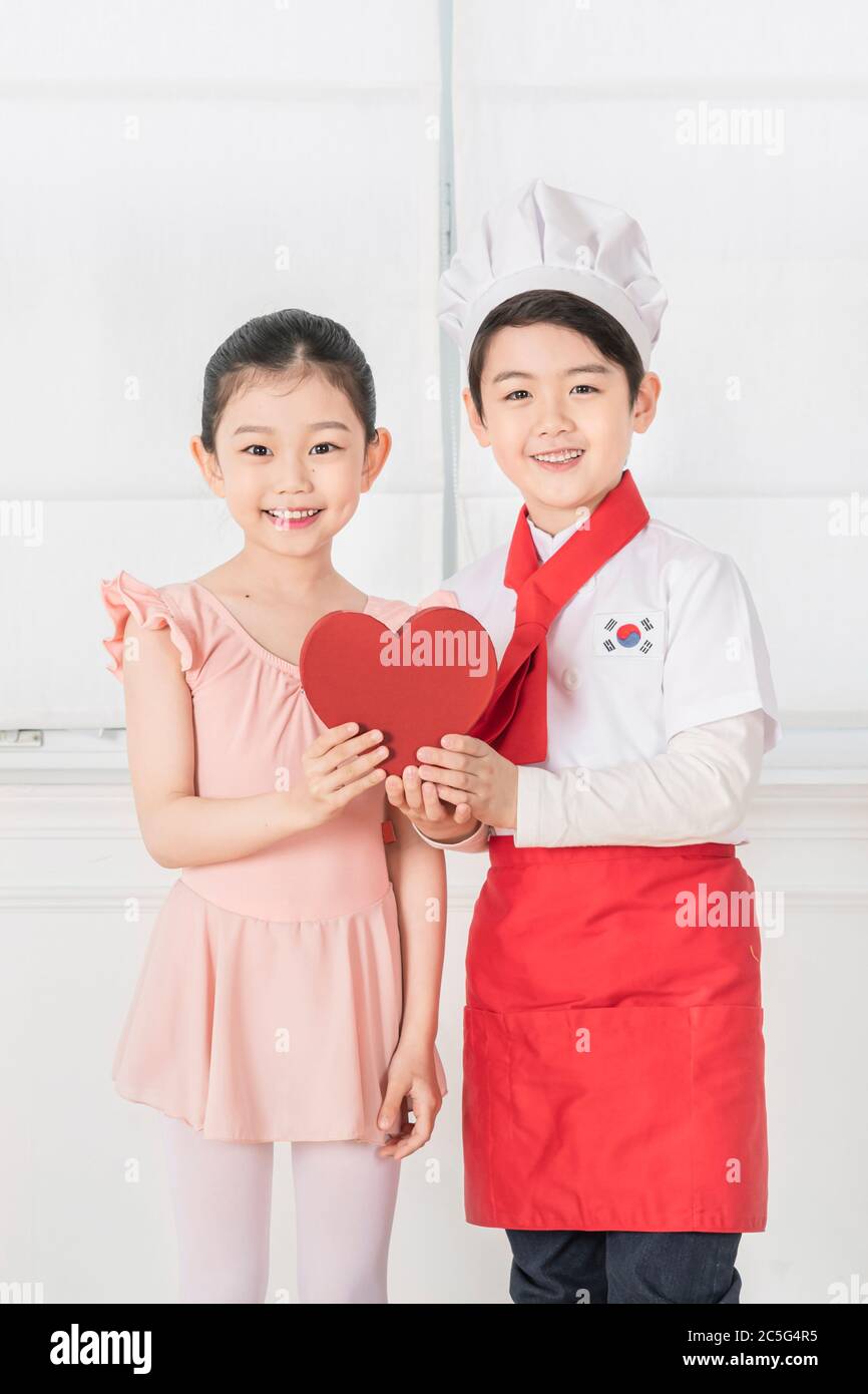 Happy children concept, a portrait of asian children smiling 321 Stock