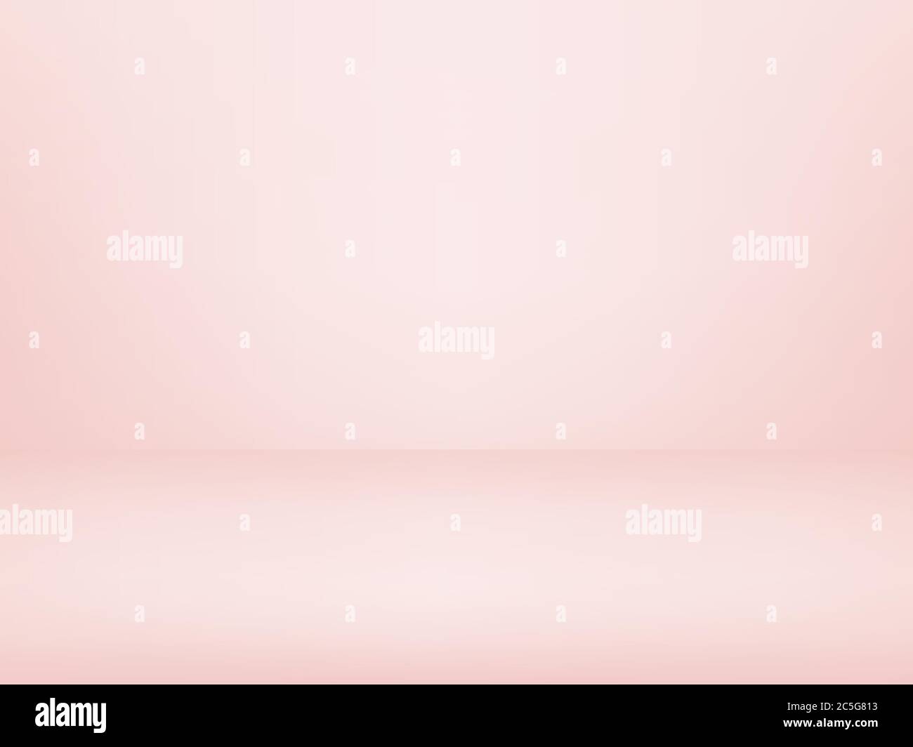 Abstract pink pastel color tone background. Empty room with spotlight effect. EPS10 vector graphic art design. Stock Vector