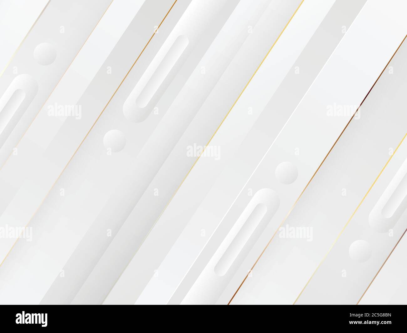 Creative minimal geometric with dynamic shapes abstract white ...