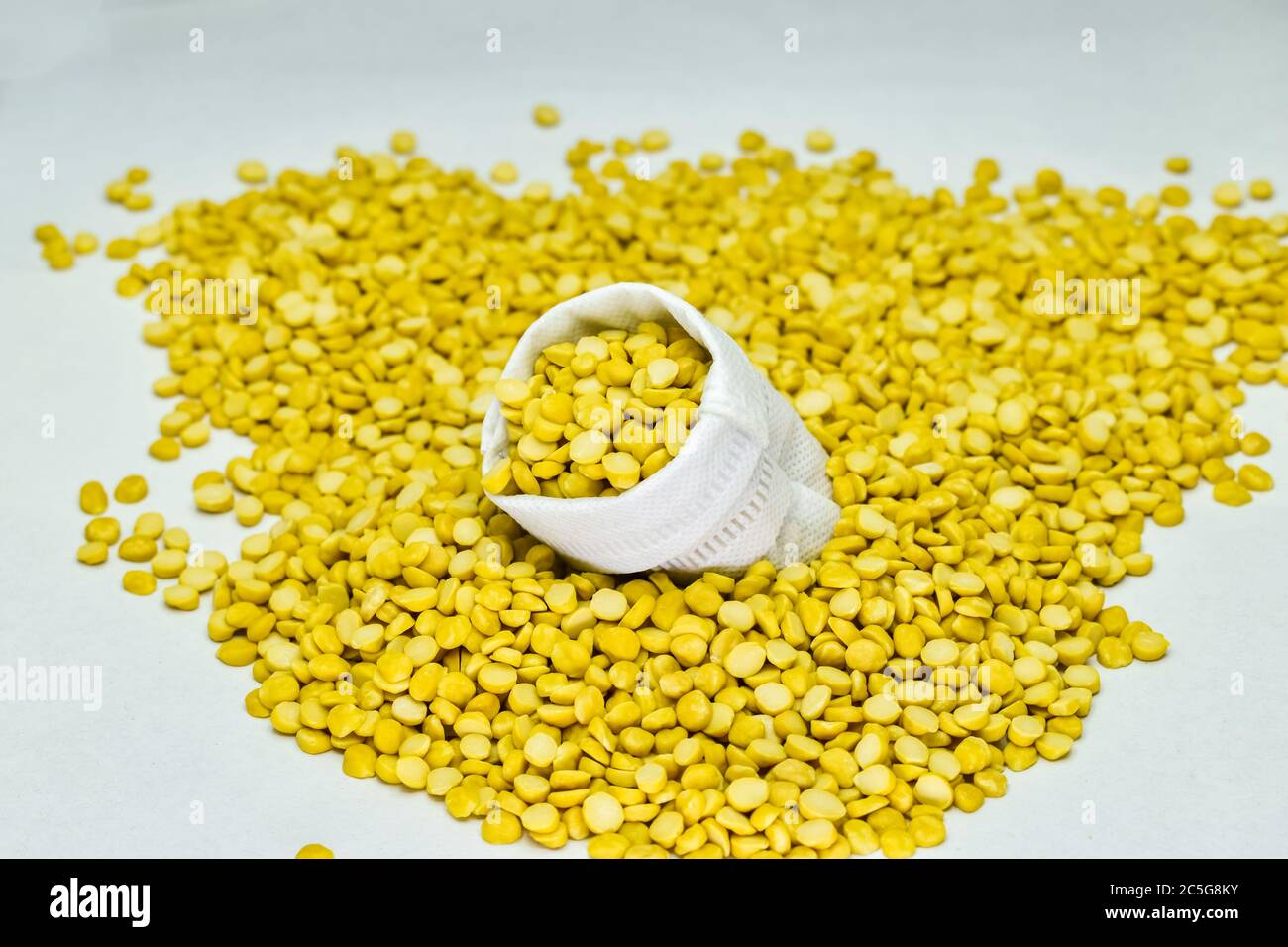 A beautiful closeup photograph of Pigeon Pea Pulses Stock Photo Alamy