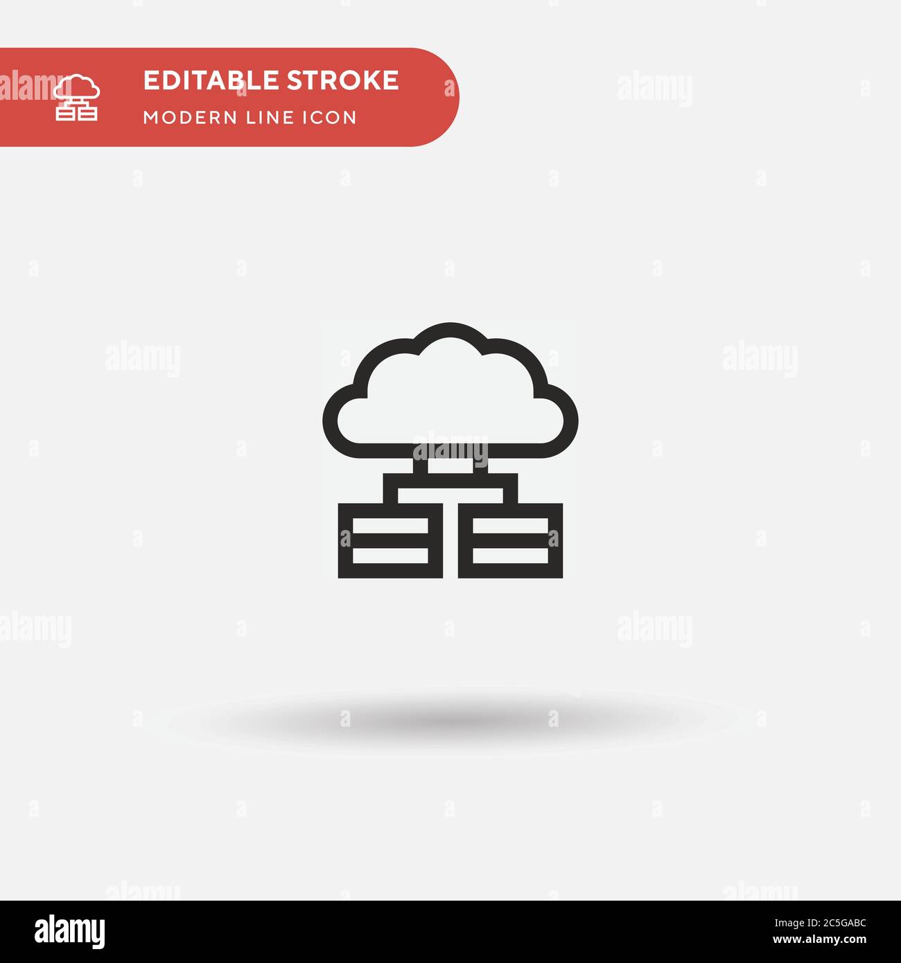 Distribution Simple vector icon. Illustration symbol design template ...