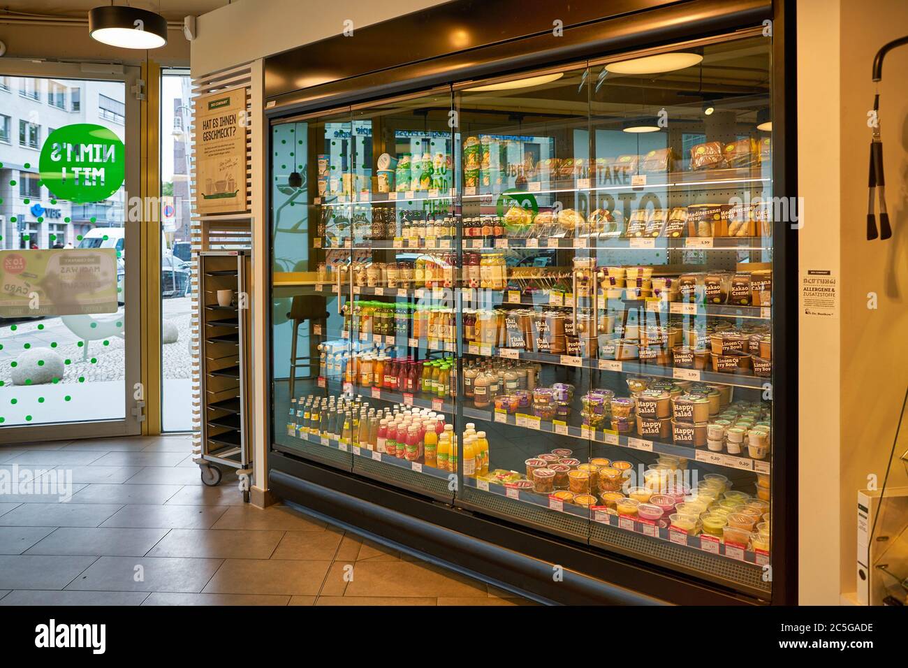 BERLIN, GERMANY - CIRCA SEPTEMBER, 2019: interior shot of Bio Company ...