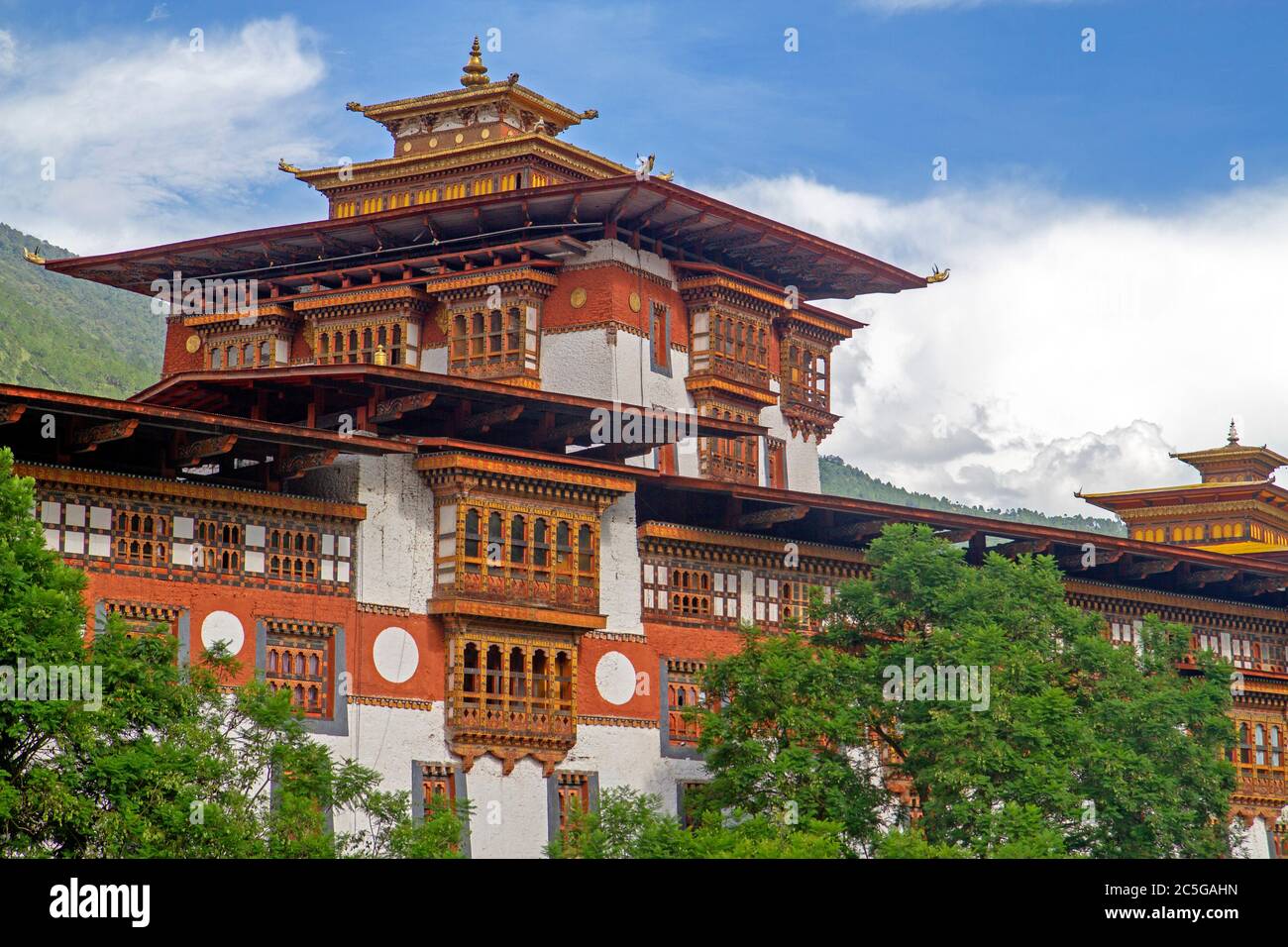 Punakha Dzong Stock Photo