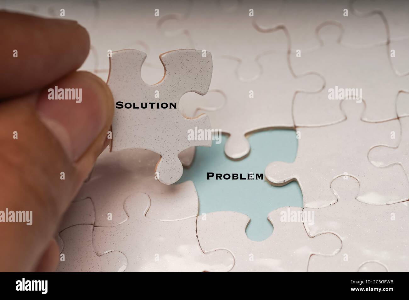Leadership jigsaw puzzle concept solution hi-res stock photography and ...