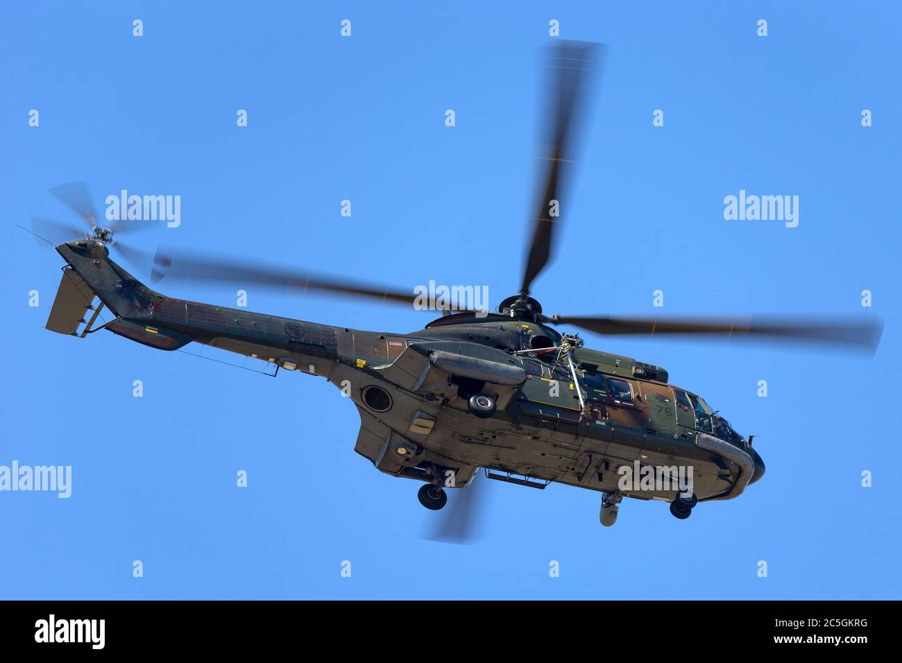 Republic of Singapore Air Force Aerospatiale AS-332 Super Puma military  helicopter Stock Photo - Alamy