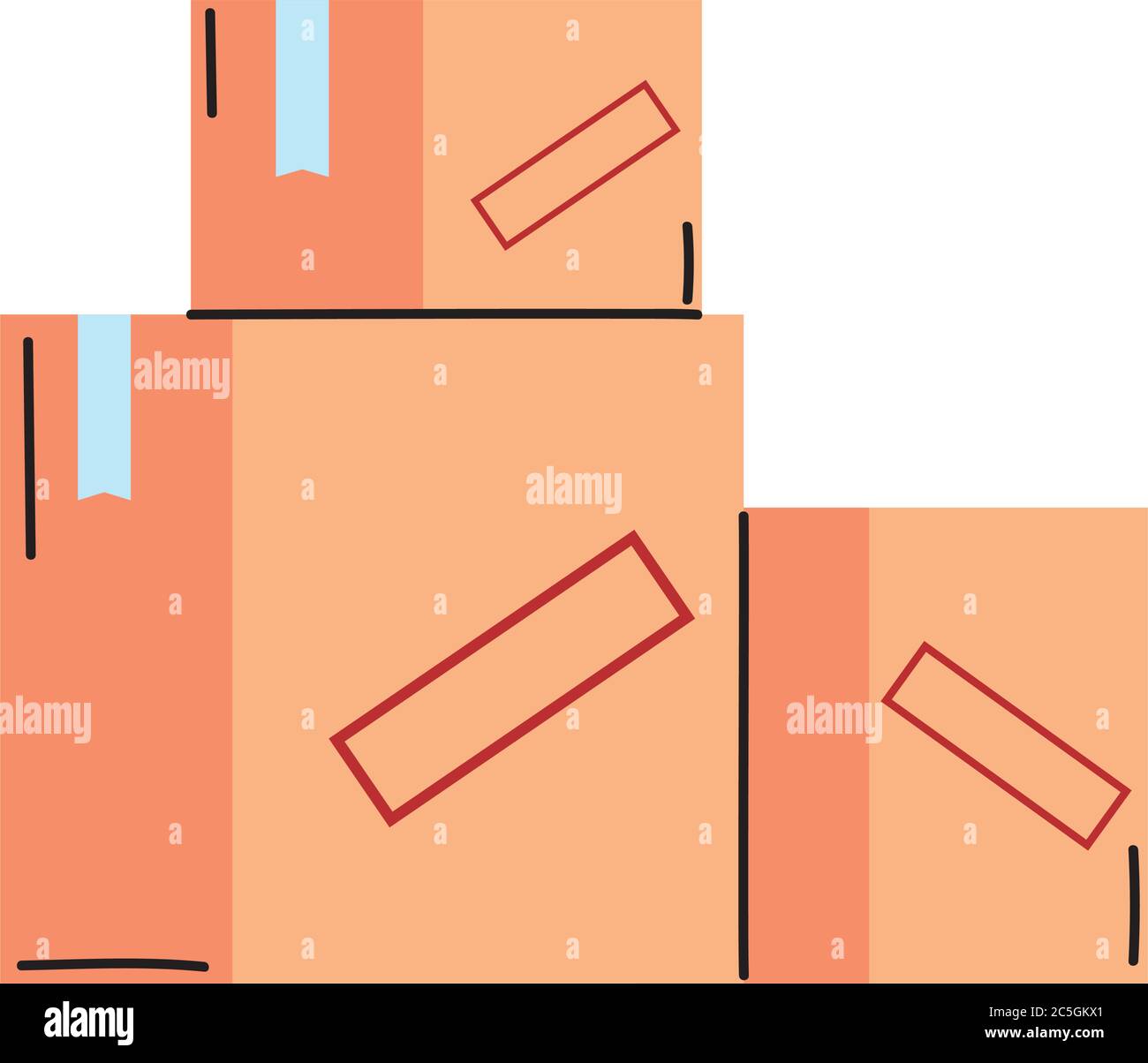 Boxes design, Safe delivery quarantine logistics and transportation