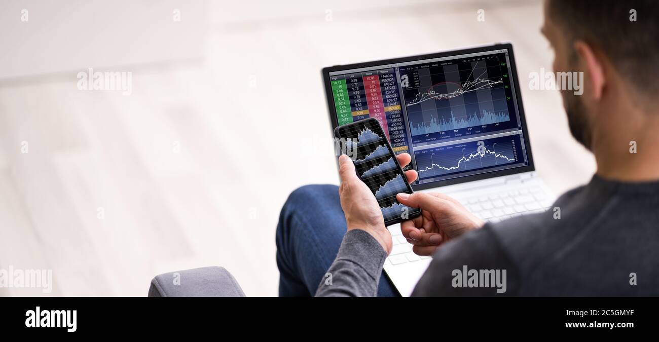 Stock Market Trade Research. Financial Business Research Stock Photo Alamy