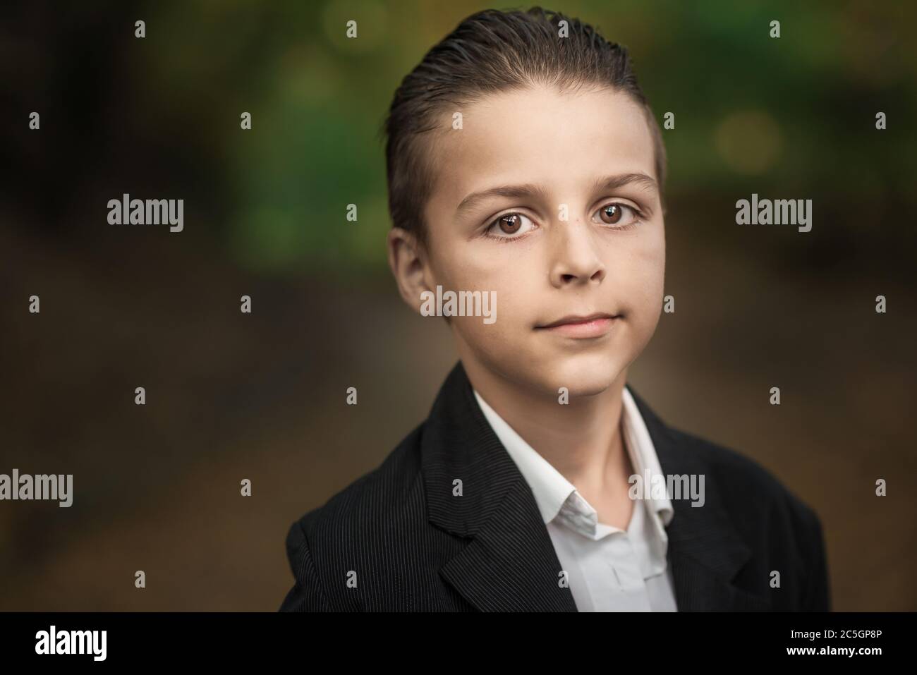 portrait of a adorable boy outdoor Stock Photo - Alamy
