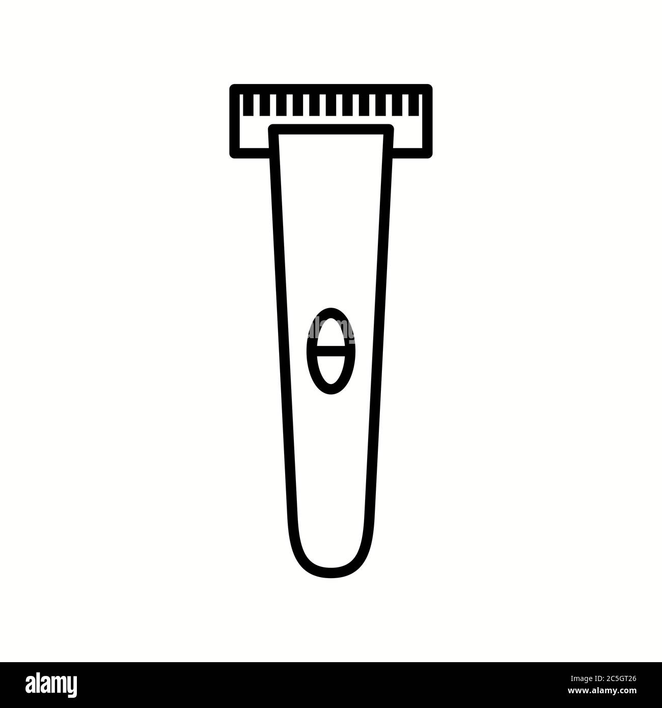 Unique Shaving Machine Vector Line Icon Stock Vector Image & Art - Alamy