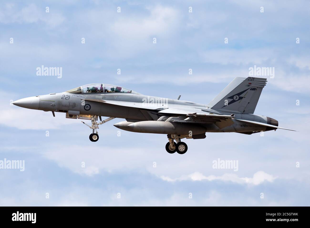 Royal Australian Air Force (RAAF) Boeing F/A-18F Super Hornet multirole ...