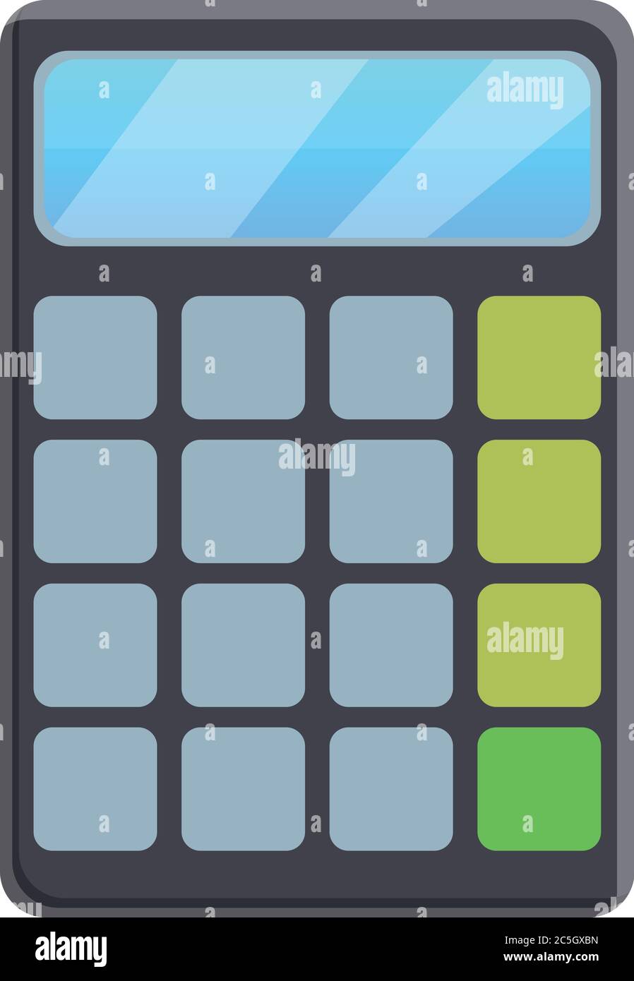 Lesson calculator icon. Cartoon of lesson calculator vector icon for ...