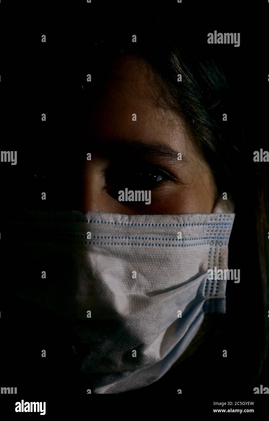 Female Tragic Mask High Resolution Stock Photography and Images - Alamy