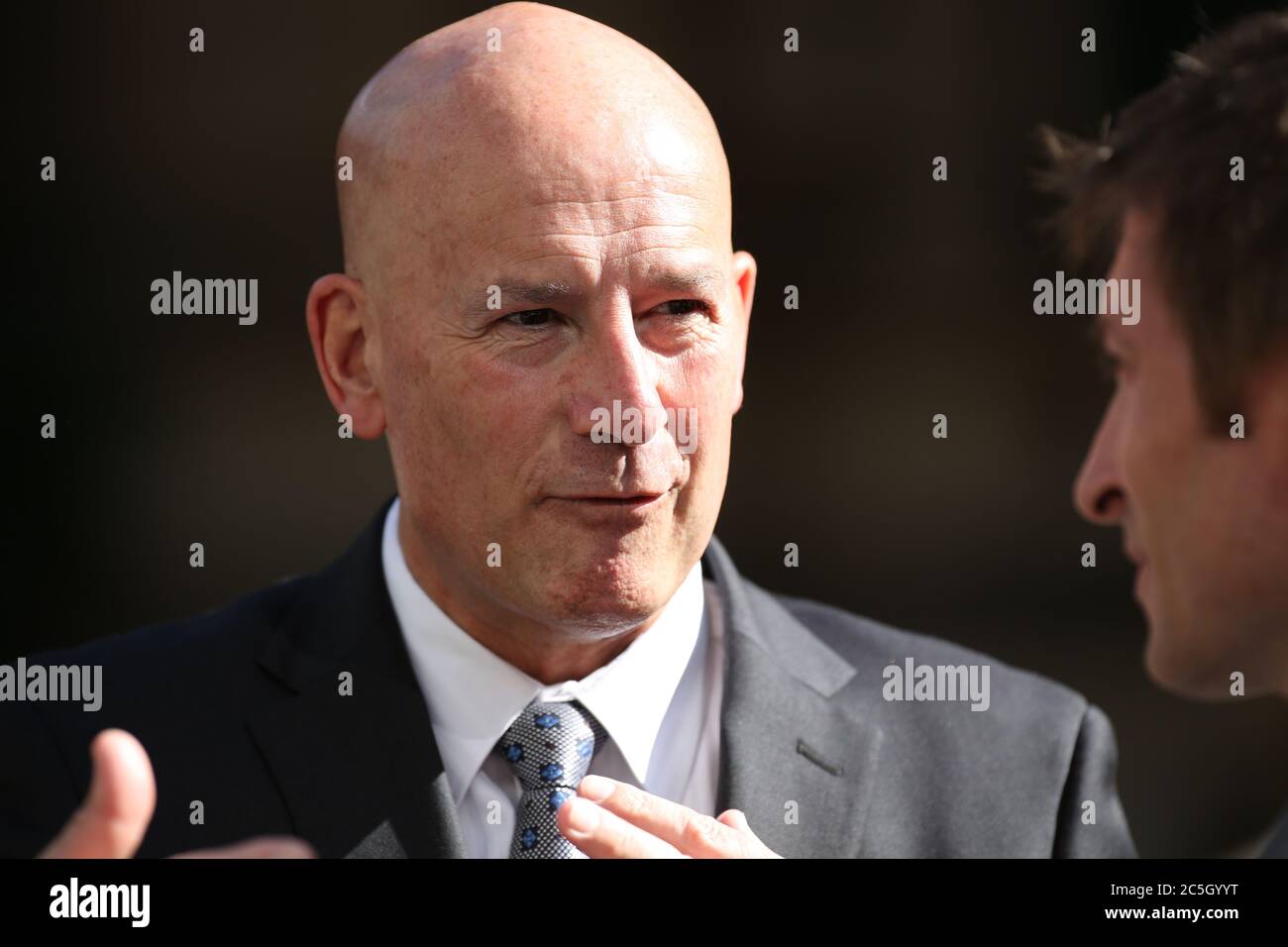 NSW Labor leader John Robertson pictured after the state funeral of ...