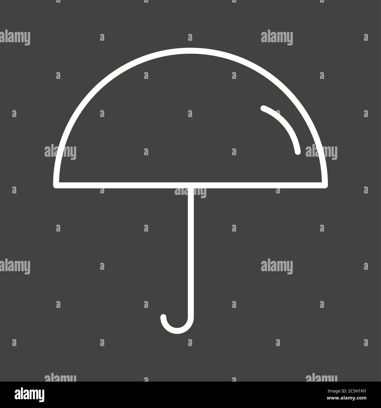 Unique Umbrella Vector Line Icon Stock Vector Image & Art - Alamy