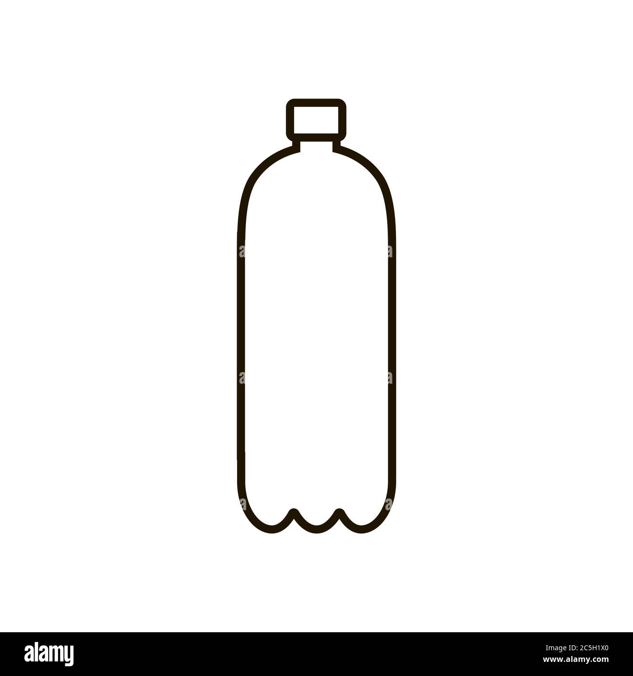 Bottle for water icon in trendy flat style isolated. Illustration eps ...