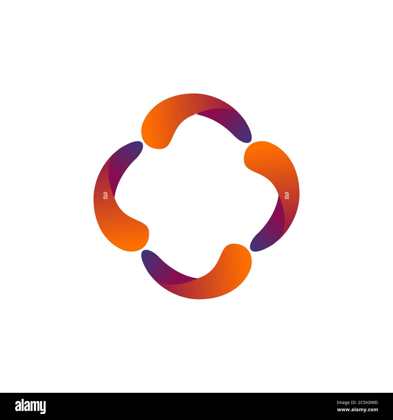circle colorful vector design template illustration Stock Vector Image ...
