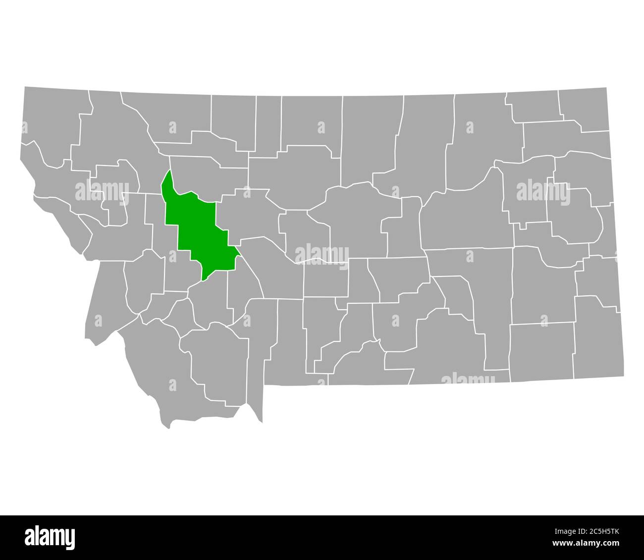 Map of Lewis and Clark in Montana Stock Photo Alamy