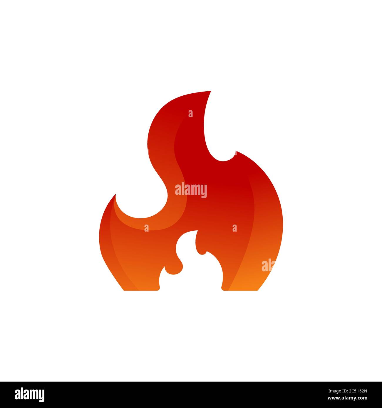 flame colorful vector design template illustration Stock Vector Image ...