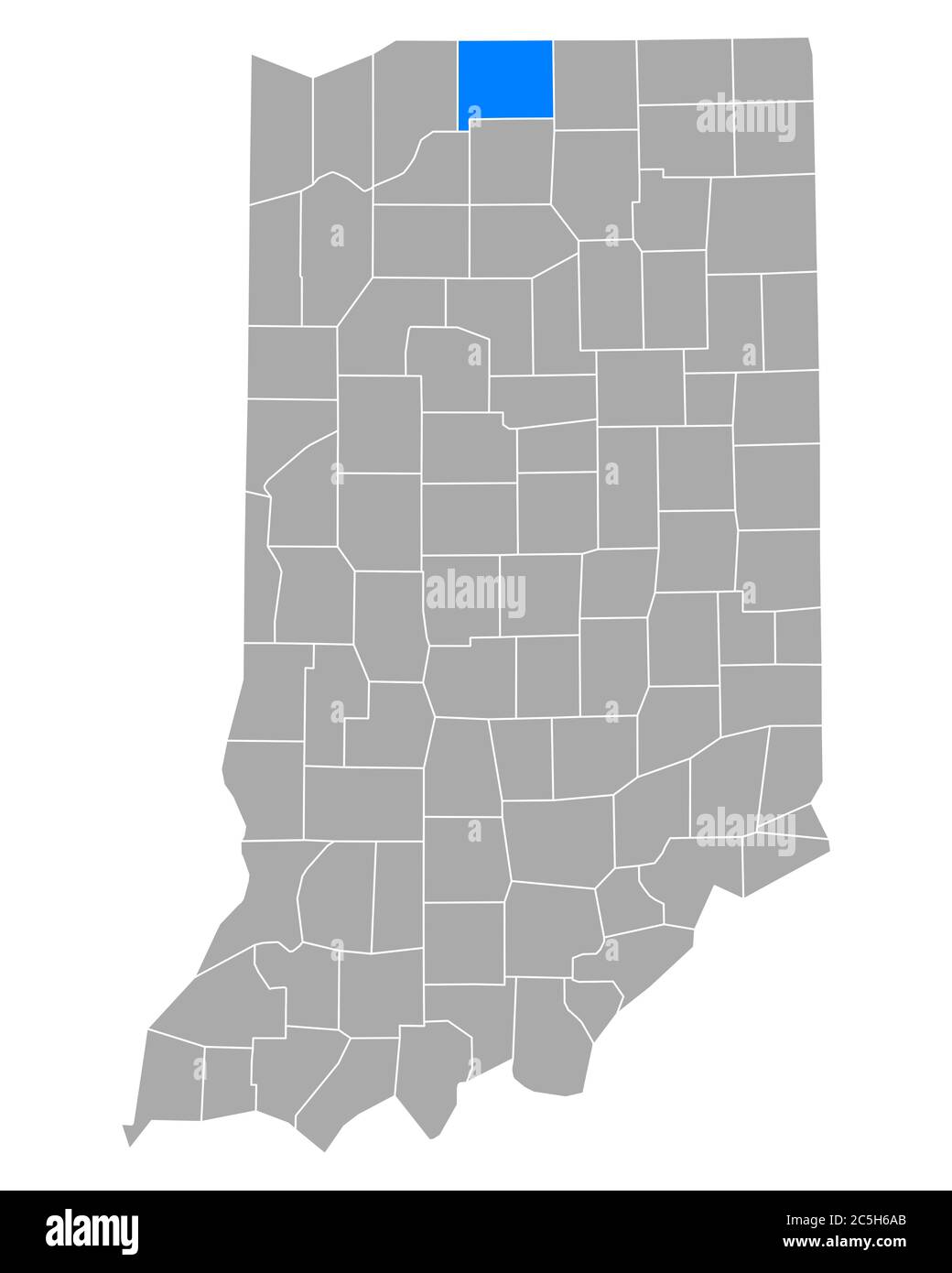 Map of St Joseph in Indiana Stock Photo Alamy