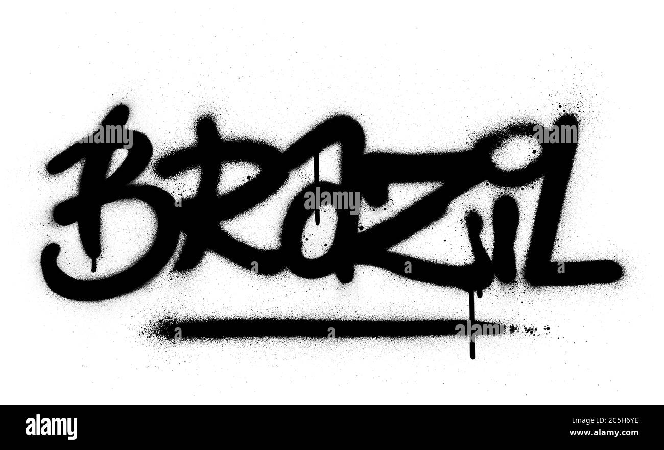Brazil graffiti writing hi-res stock photography and images - Alamy