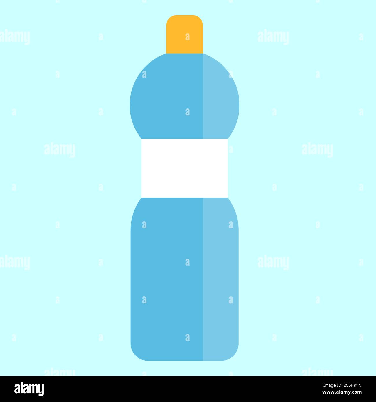 Bottle of water icon in trendy flat style. Vector illustration. EPS 10 ...