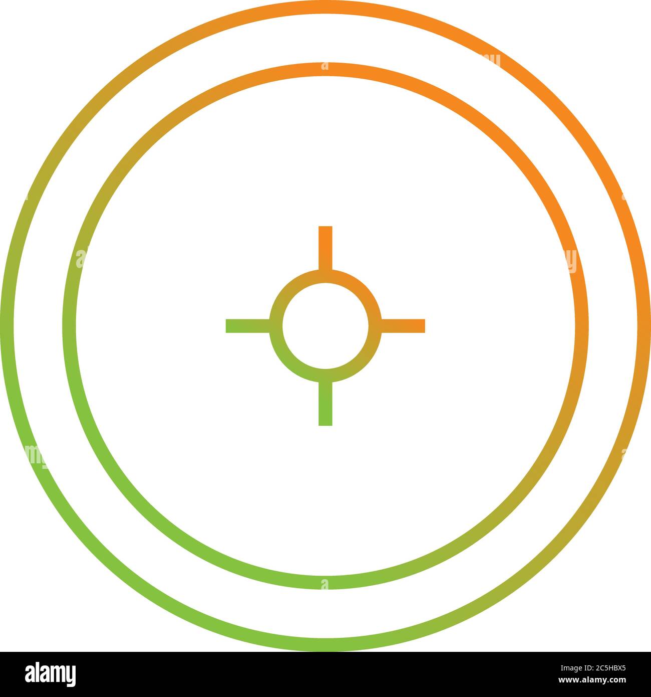 Unique Location Access Vector Line Icon Stock Vector Image & Art - Alamy