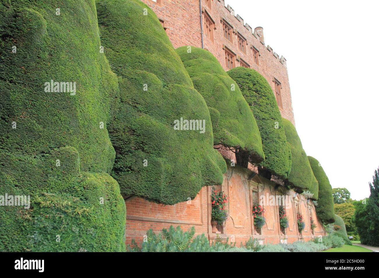 Powis Castle in Wales Stock Photo