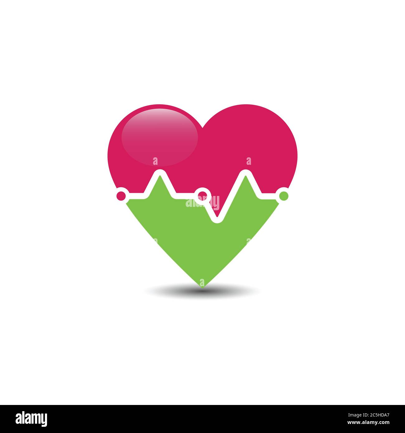 Medical technology logo design concept vector template illustration Stock Vector