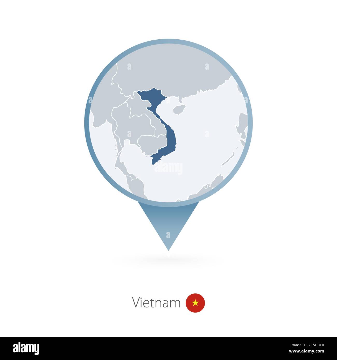 Vietnam map pin hires stock photography and images Alamy