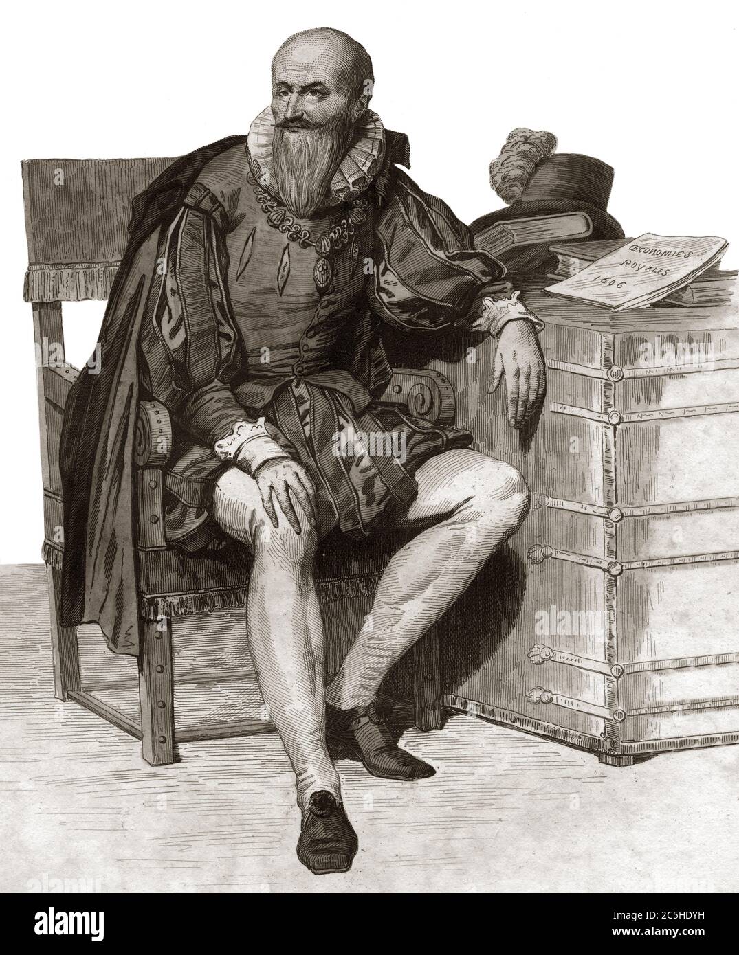 Portrait of Maximilien de Bethune, Duke of Sully (duc de Sully) (1559