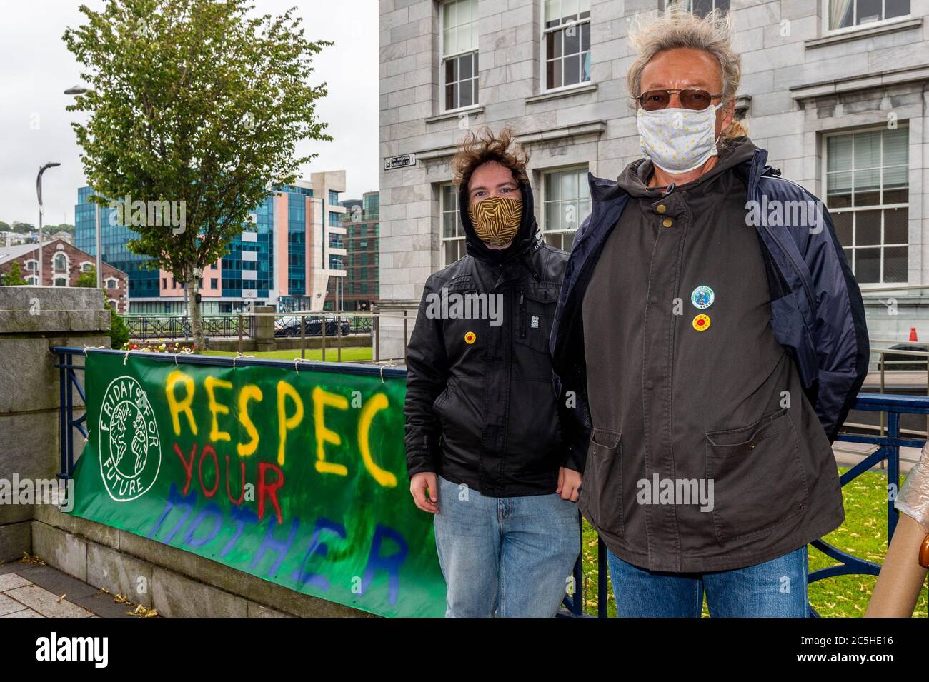 Cork, Ireland. 3rd July, 2020. The Fridays for Future climate protest