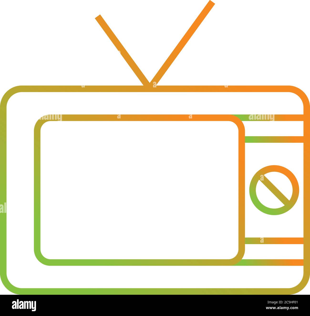 Unique Television Vector Line Icon Stock Vector Image & Art - Alamy