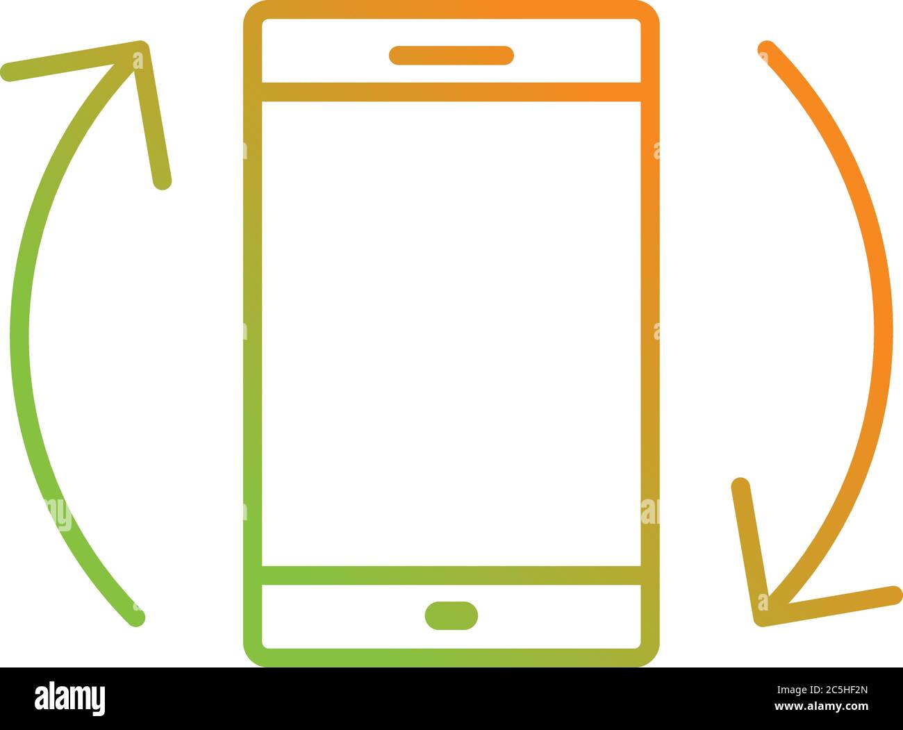 Unique Auto Rotation Vector Line Icon Stock Vector Image & Art Alamy