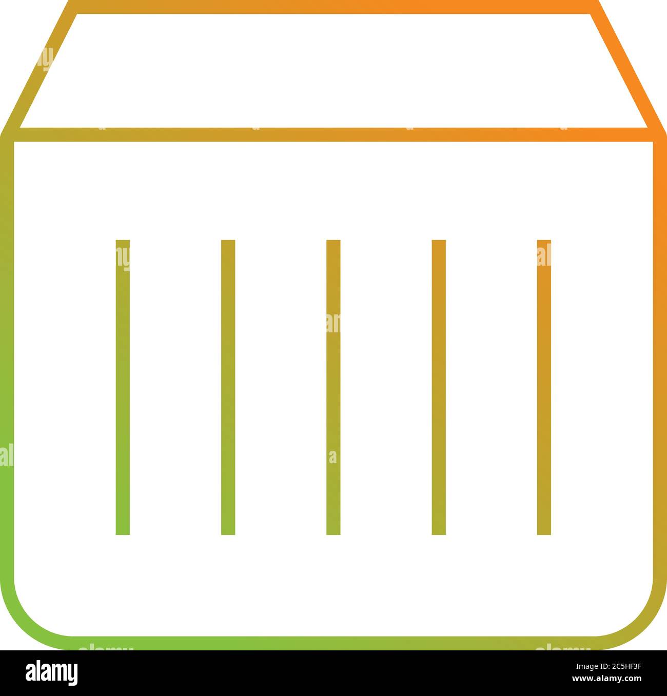 Unique Colors Box Vector Line Icon Stock Vector Image & Art - Alamy