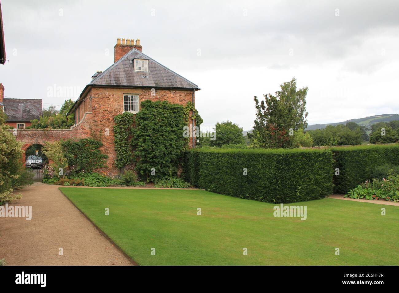 Powis Castle in Wales Stock Photo