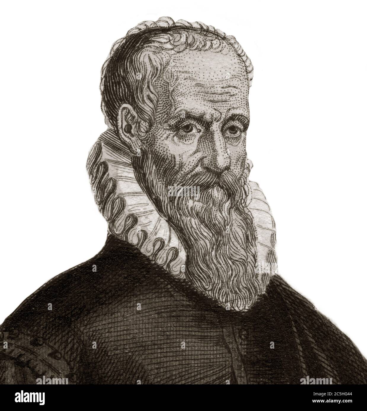 Portrait of Ambroise Pare (15091590), French surgeon Stock Photo Alamy