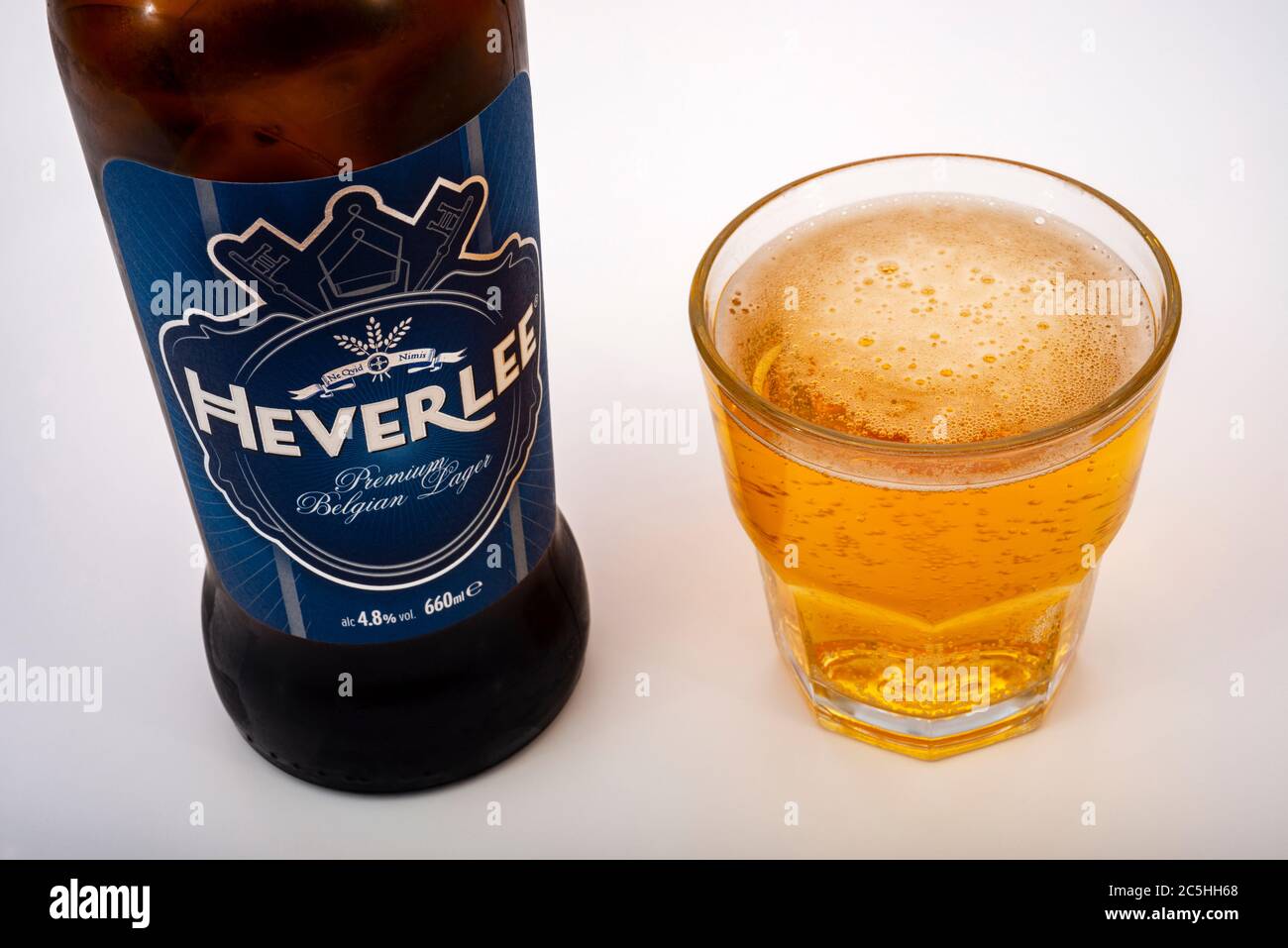 Heverlee premium Belgian lager Stock Photo