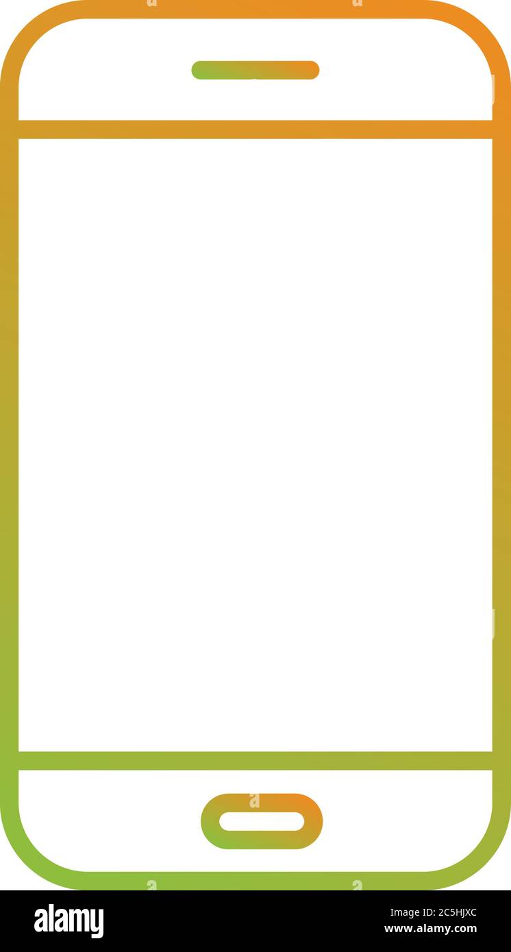 Unique Mobile Vector Line Icon Stock Vector Image & Art - Alamy