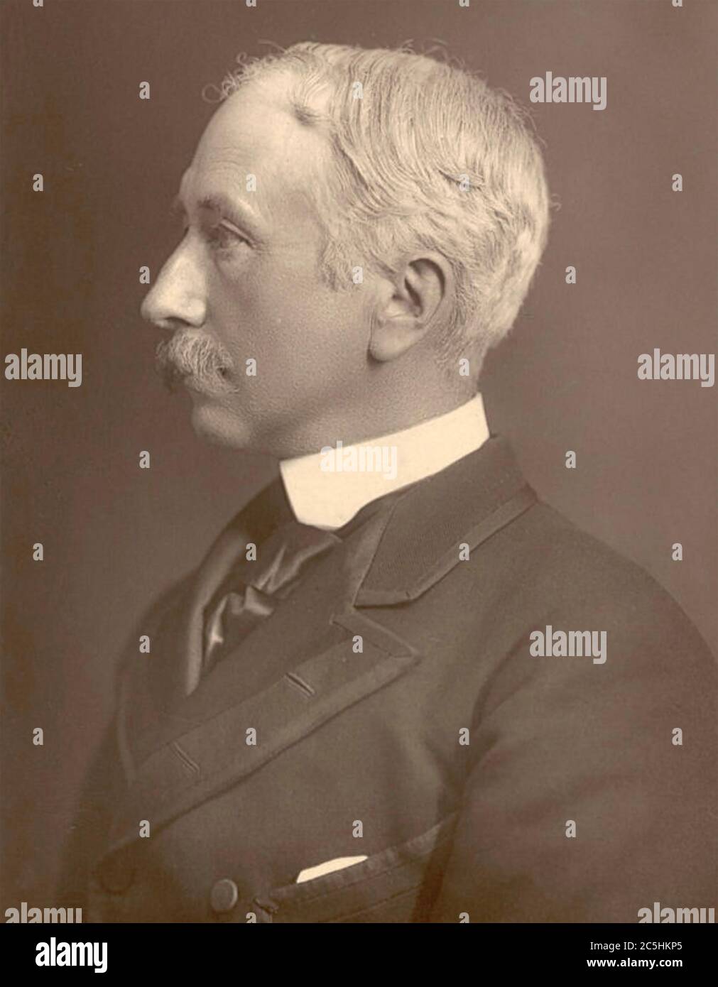 GARNET WOLSELEY, 1st Viscount Wolseley (1833-1913) Anglo-Irish senior British Army officer Stock Photo