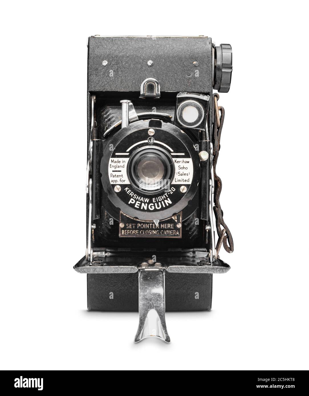 Penguin Kershaw Eight-20 Vintage Folding Camera 1951 Medium Format Good Condition