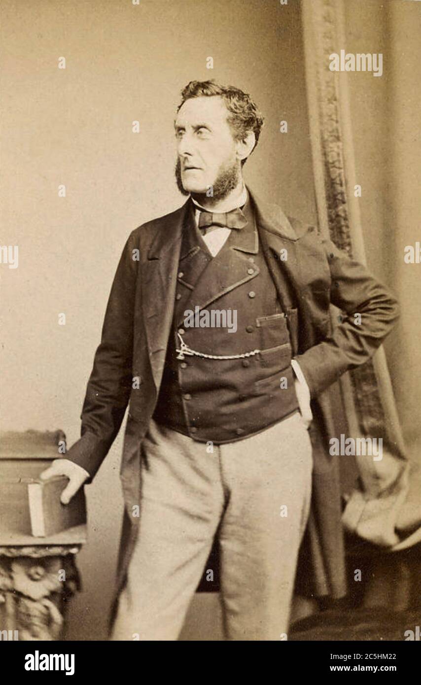 ANTHONY ASHLEY-COOPER, 7th Earl of Shaftesbury (1801-1885) English politician and social reformer Stock Photo