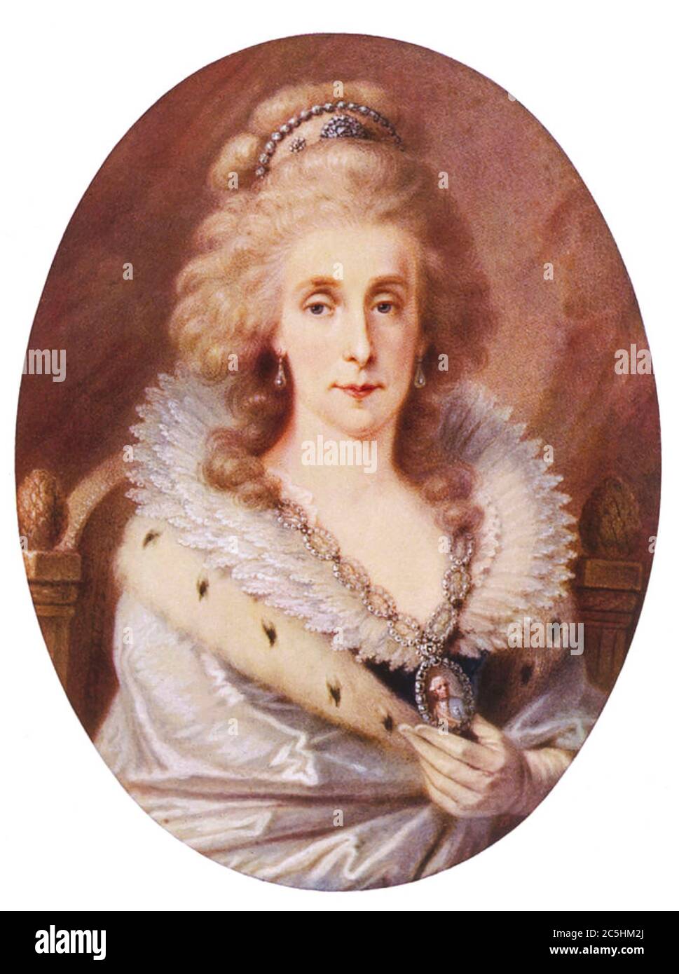 MARIA THERESA (1717-1780) last of the House of Hapsburg Stock Photo