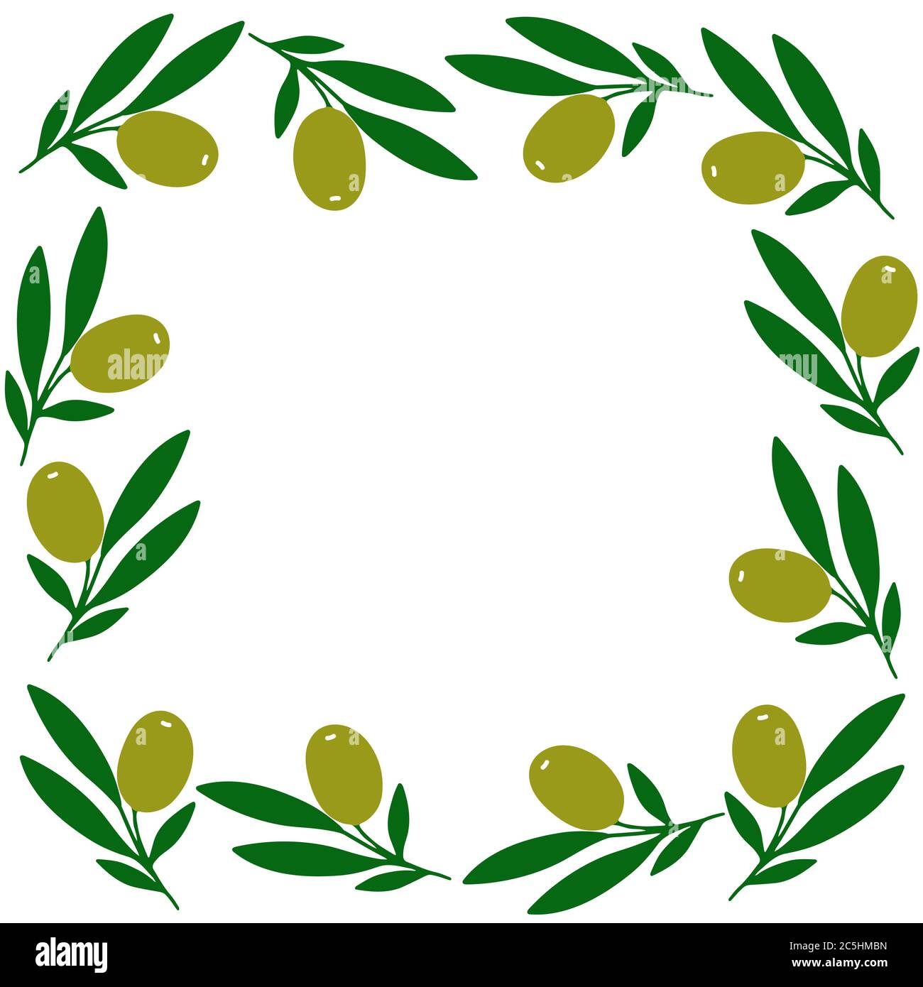 Olive frame. Cosmetic ingredient. Nutritional oil for skin care and health.  Hand-drawn icon of olive and hand writting inscription. Vector Stock Vector  Image & Art - Alamy