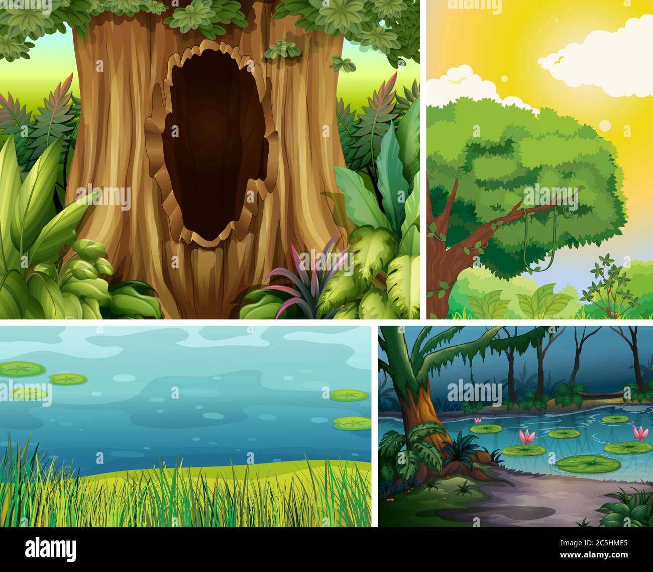 photo Swamp Cartoon Background alamy