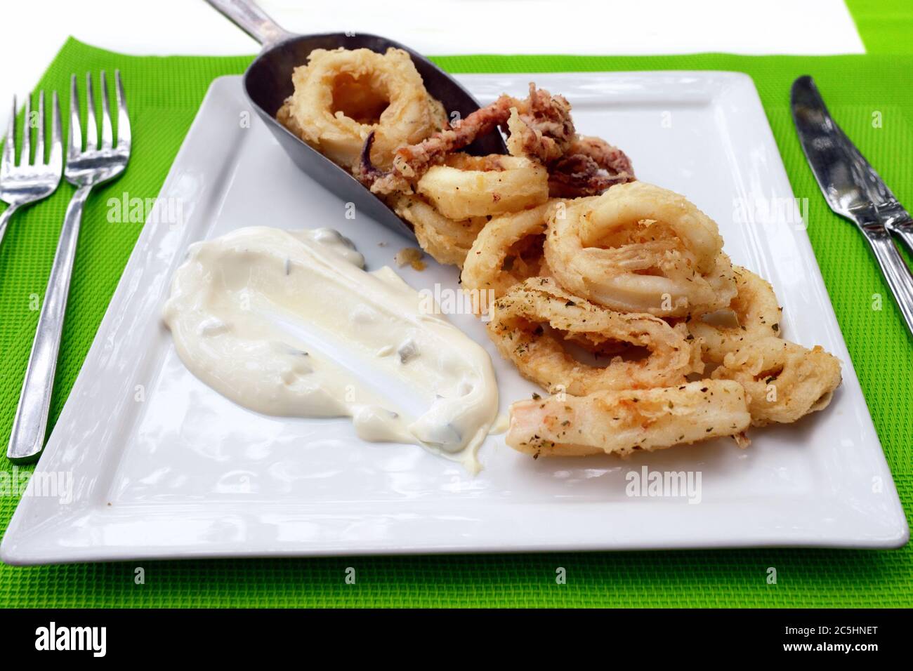 Deep Fried Octopus Rings High Resolution Stock Photography and Images -  Alamy